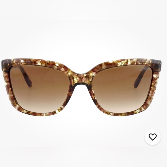 COACH Elegant Brown Tortoise Shell Sunglasses main image 5